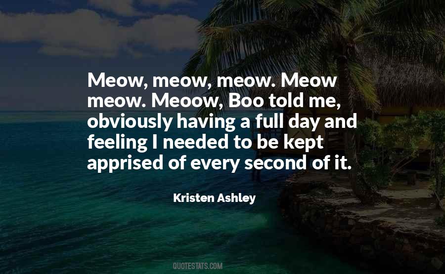 Cat's Meow Quotes #890943