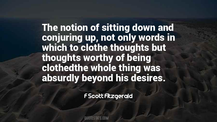Thoughts And Desires Quotes #1437911