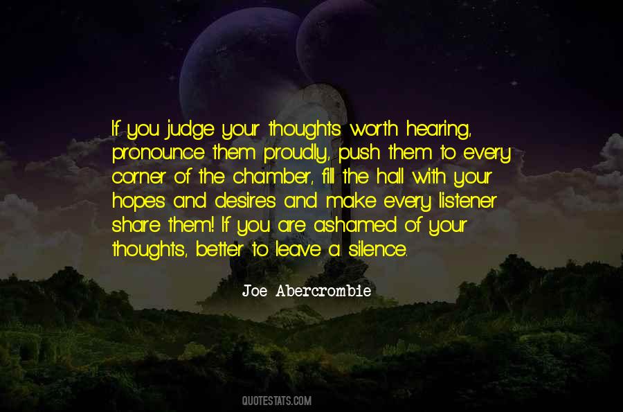 Thoughts And Desires Quotes #1835452