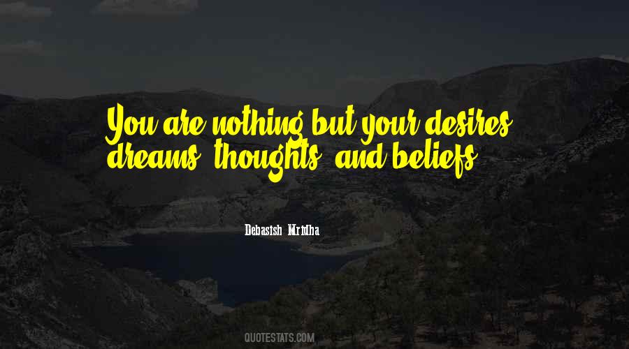 Thoughts And Desires Quotes #293358