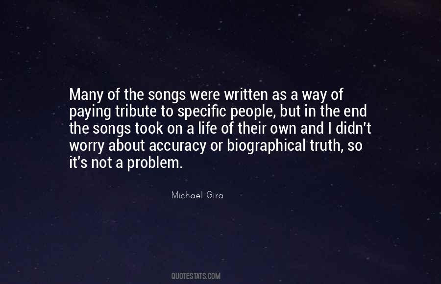 Life In Songs Quotes #65676