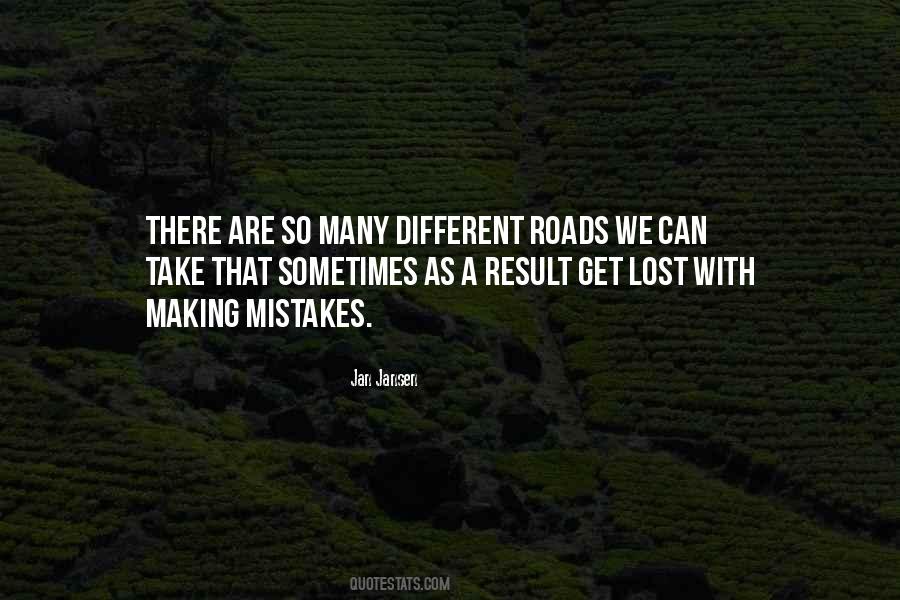 Quotes About The Roads We Take #956780