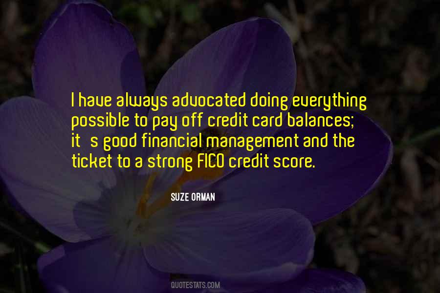 Suze Orman Financial Quotes #1217718