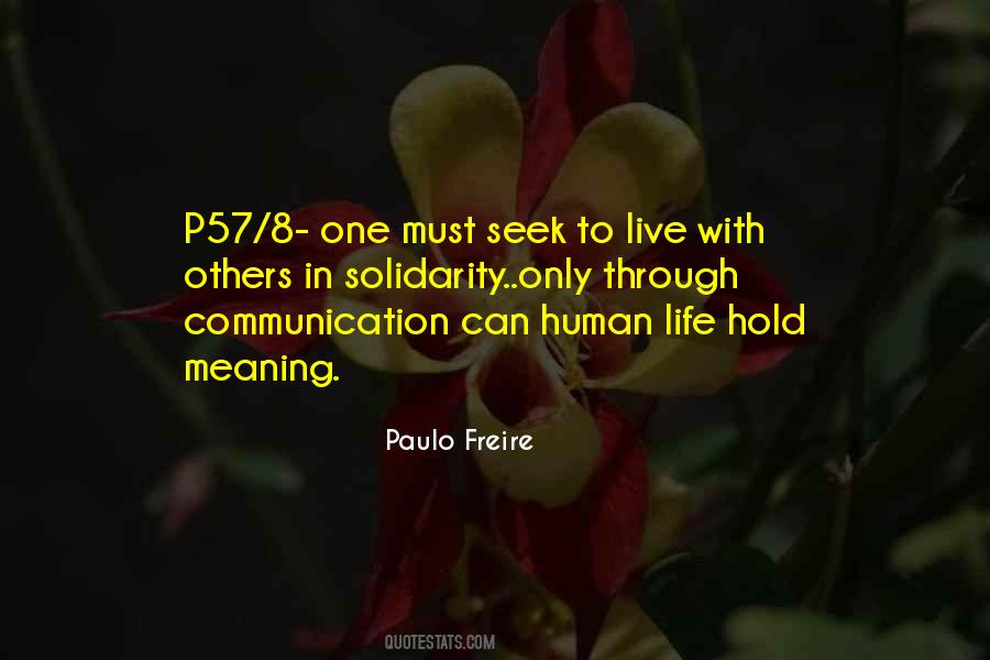 Human Communication Quotes #1127315