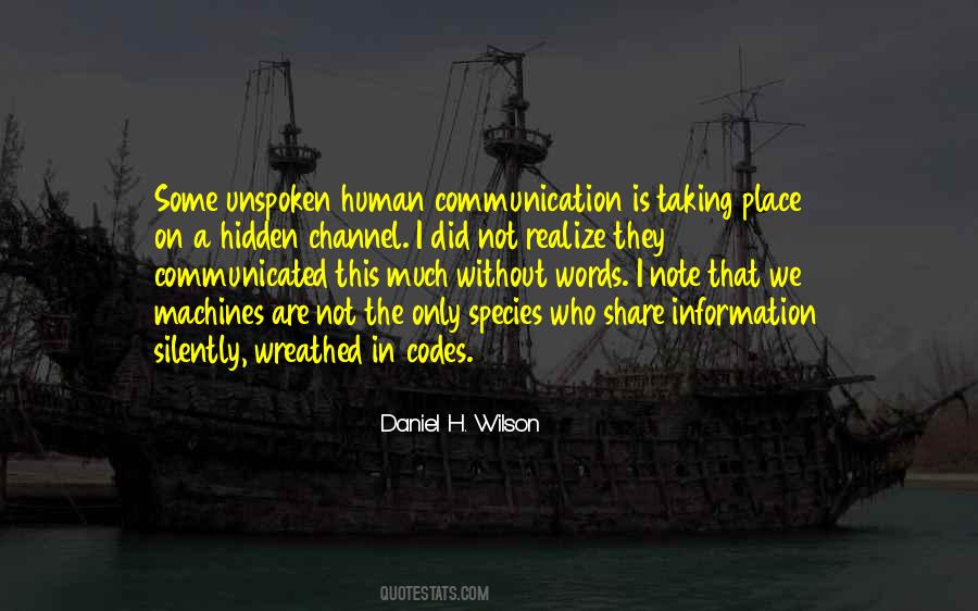 Human Communication Quotes #1863417