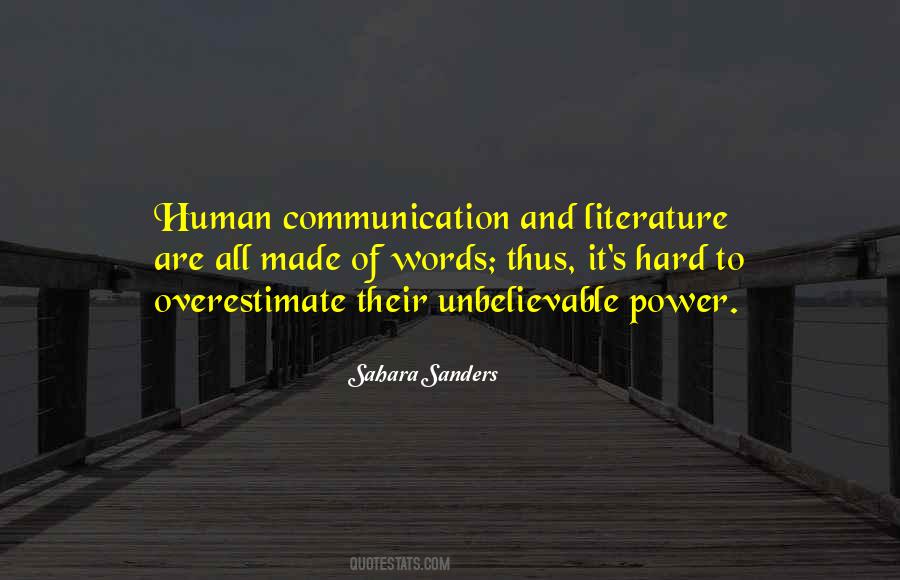 Human Communication Quotes #536673