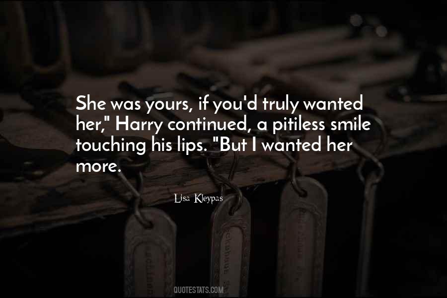 Quotes About Lips Touching #1104651
