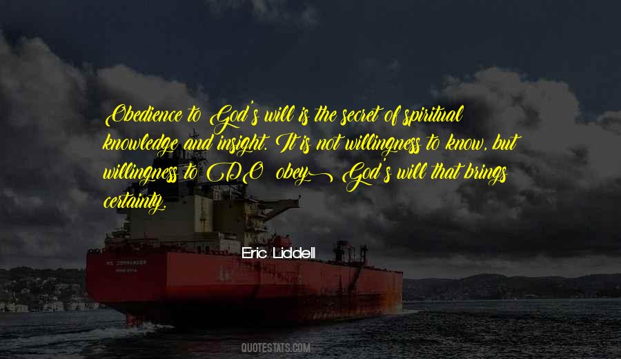 Willingness God Quotes #458828