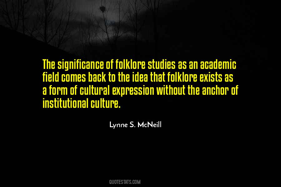Cultural Studies Quotes #1608191