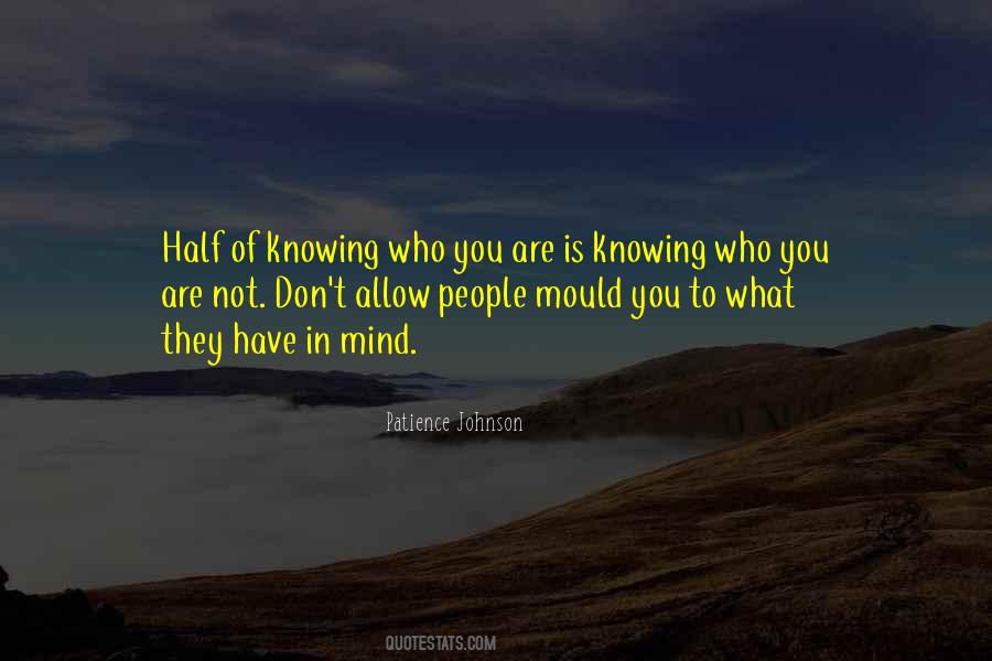 You Are What You Allow Quotes #1008573