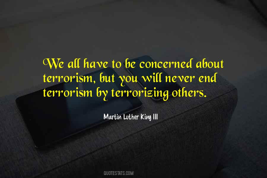 War Or Terrorism Quotes #125279