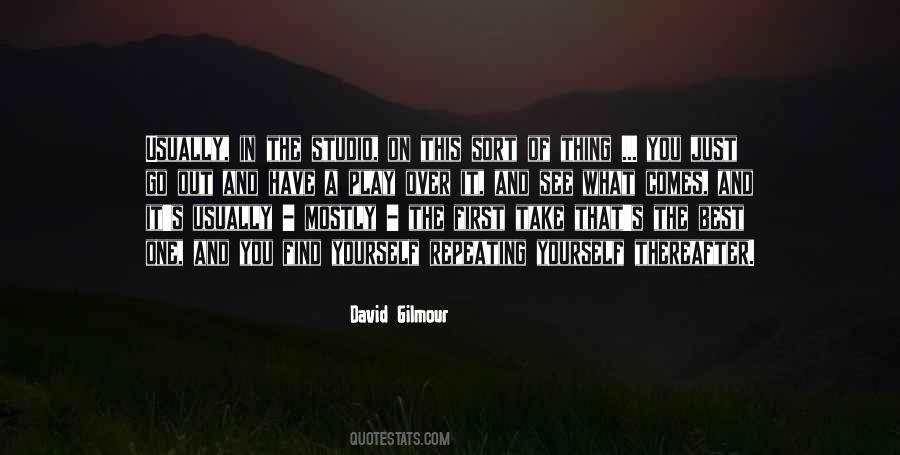 You Usually Find Quotes #1186096