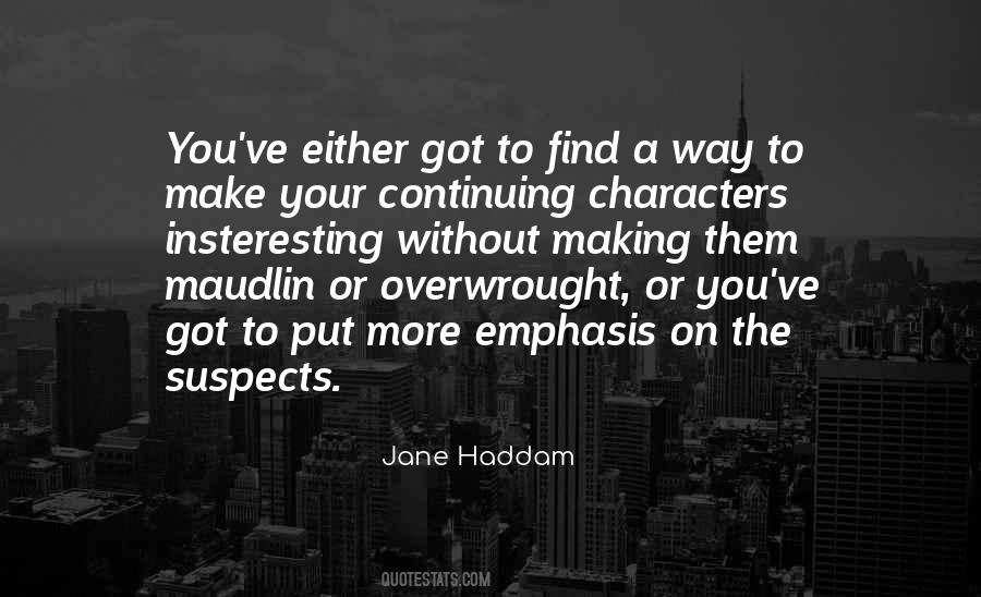 Haddam Quotes #1840595