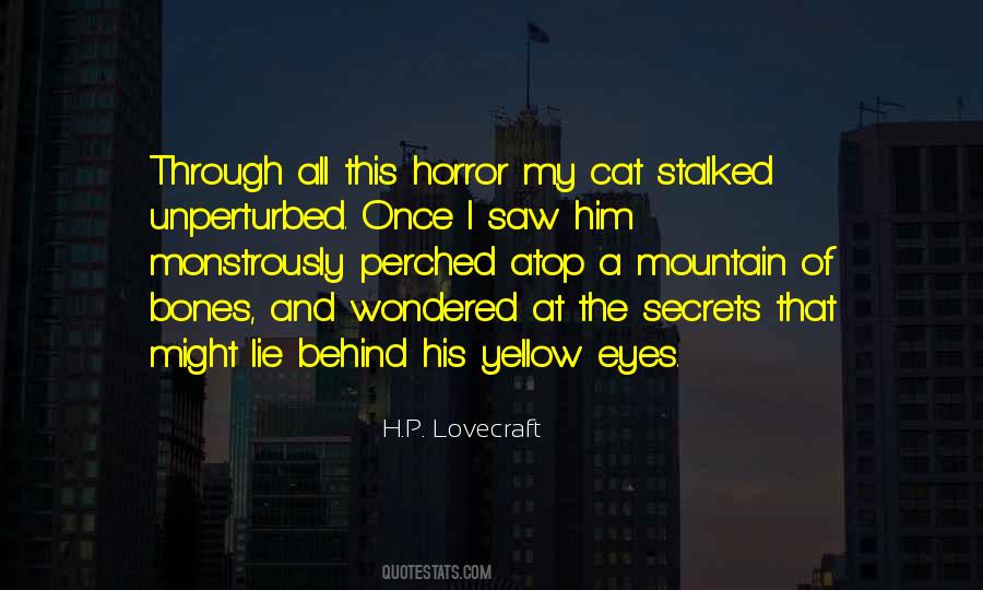 Yellow Eyes Quotes #1245888