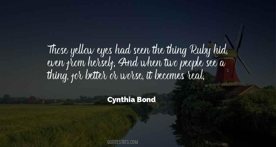 Yellow Eyes Quotes #1805225