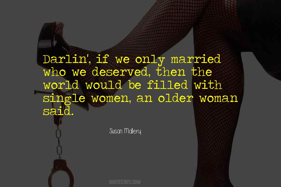 With Older Women Quotes #1326262