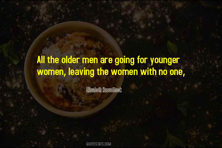 With Older Women Quotes #1719606