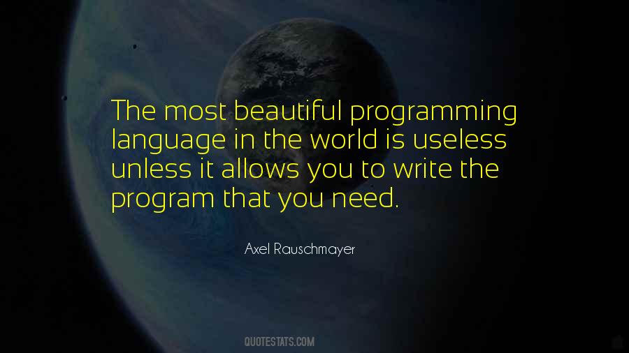 Programming Language Quotes #1229241