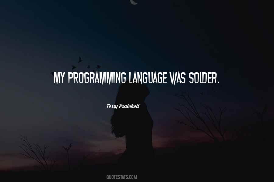 Programming Language Quotes #1235682