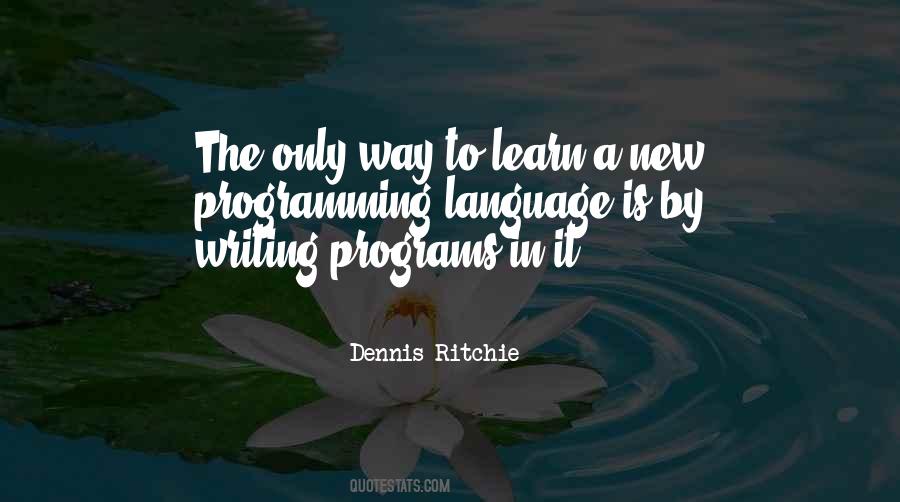 Programming Language Quotes #1630540