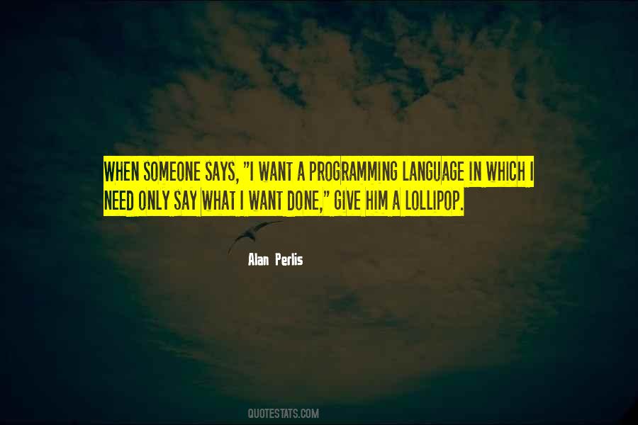 Programming Language Quotes #1685093
