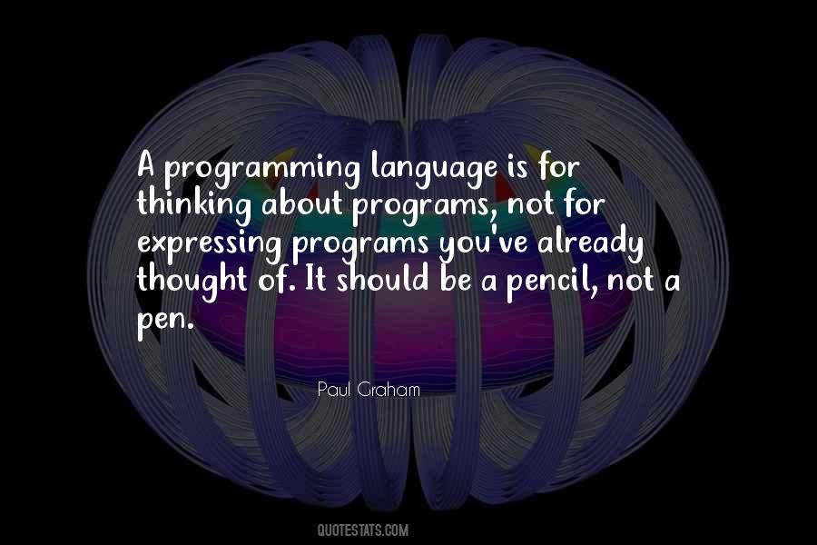 Programming Language Quotes #492910
