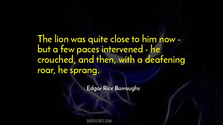 Quotes About Lion Roar #386042