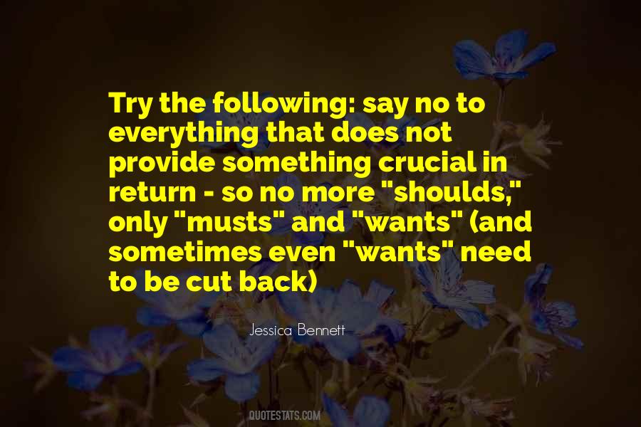 Shoulds Musts Quotes #637017