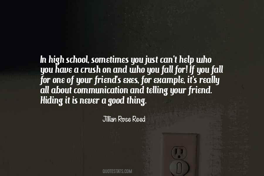 A School Crush Quotes #1167325