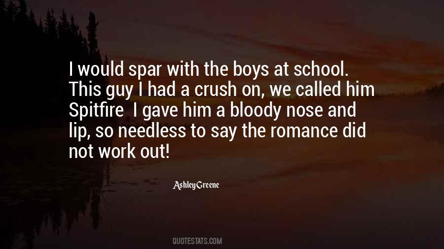 A School Crush Quotes #1368635