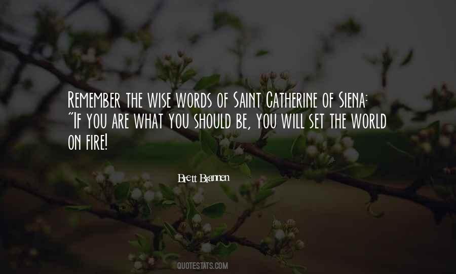 Catherine Siena Quotes #253966