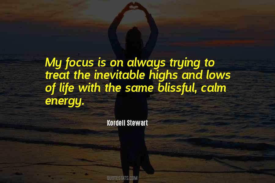 Focus On Life Quotes #102813