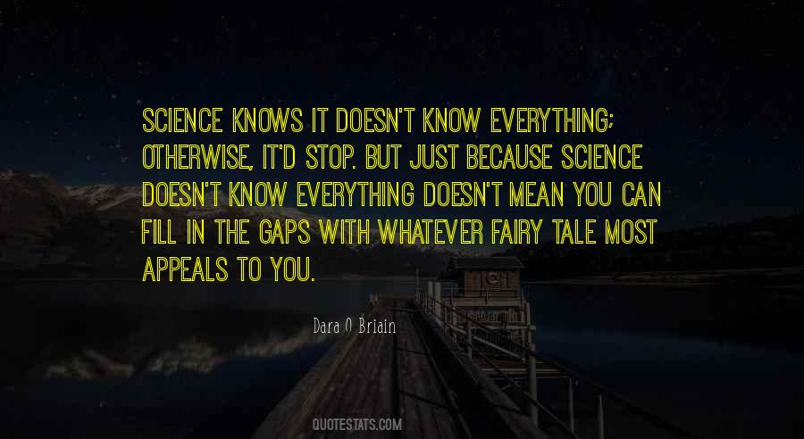 Because Science Quotes #1113319