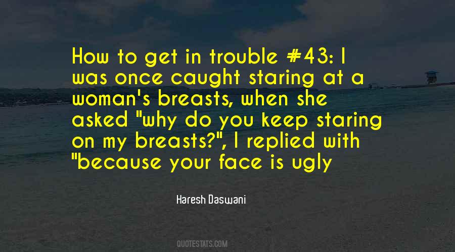 Caught You Staring At Me Quotes #80006