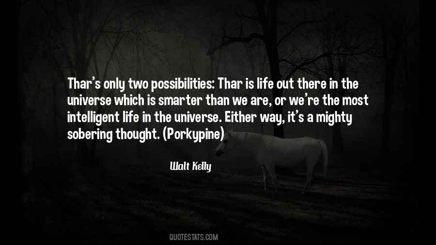 Sobering Thought Quotes #1326415