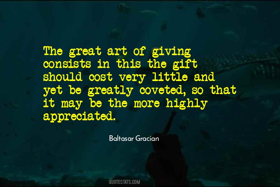 Gift And Art Quotes #1501824
