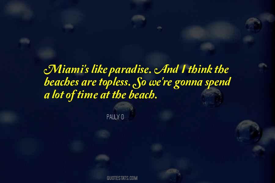 Time At The Beach Quotes #343766