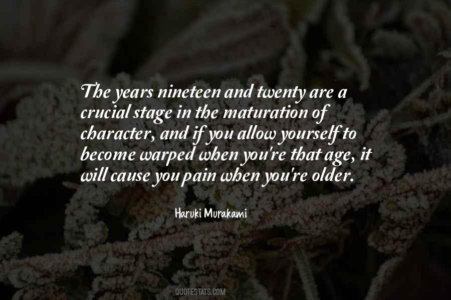 Cause Of Pain Quotes #815003