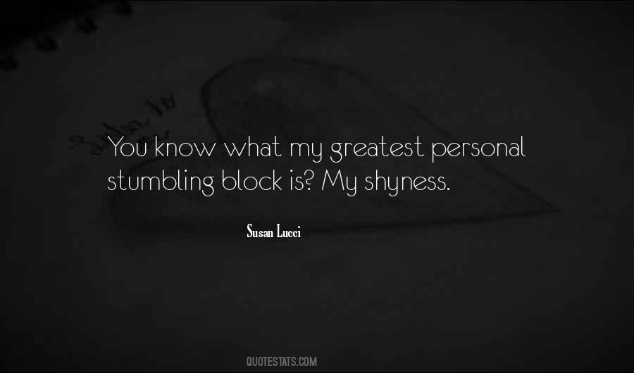 Stumbling Block Quotes #1519155