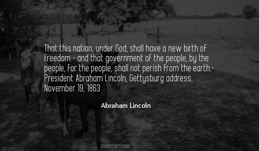 Quotes About Lincoln Gettysburg #1272320