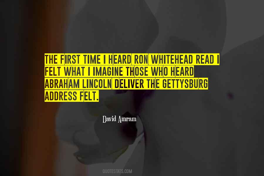 Quotes About Lincoln Gettysburg #455527