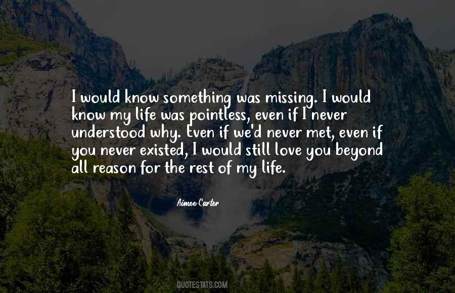 If I Never Existed Quotes #1464719