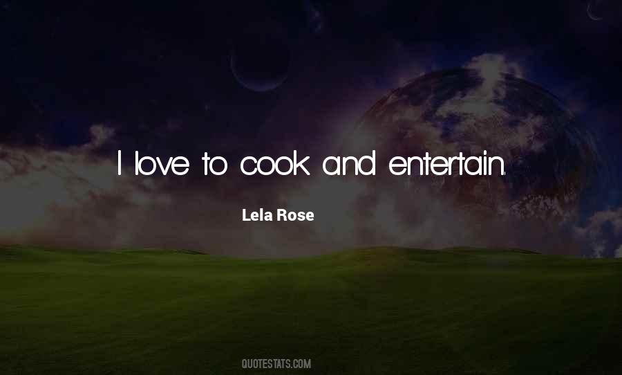 Love To Cook Quotes #1808214