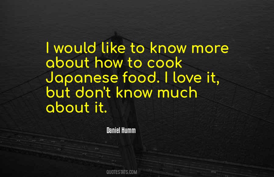 Love To Cook Quotes #447895