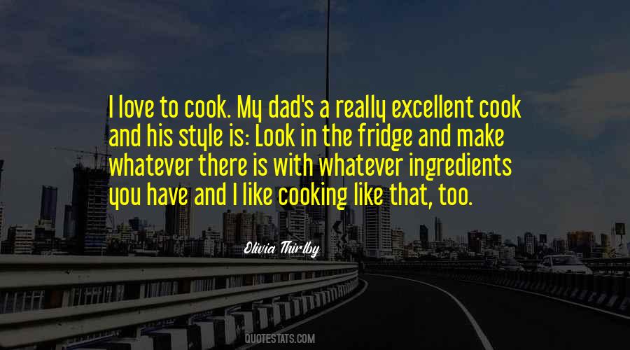 Love To Cook Quotes #674613