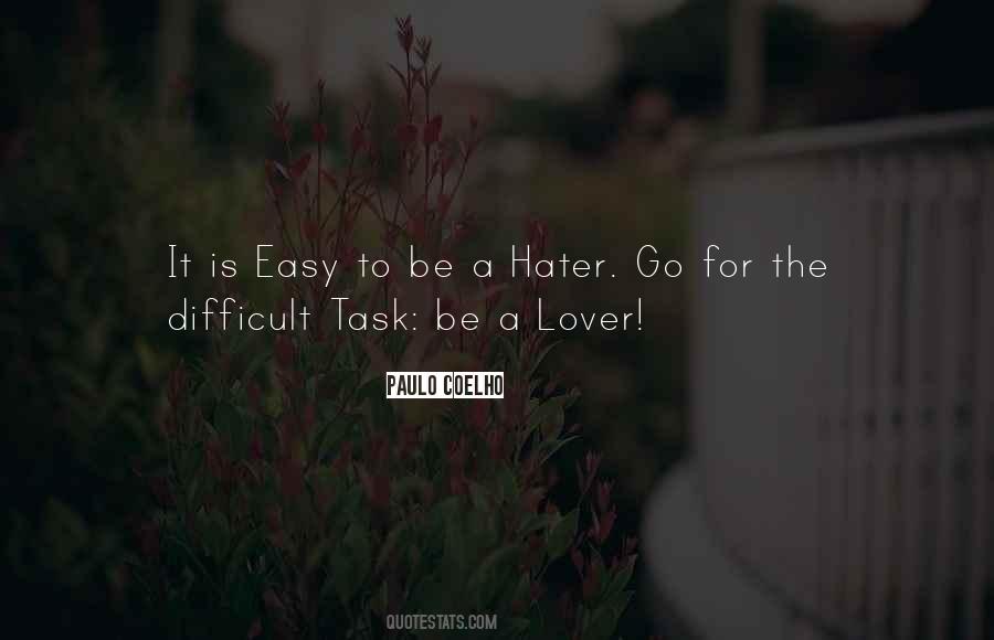 Be A Lover Quotes #1326056