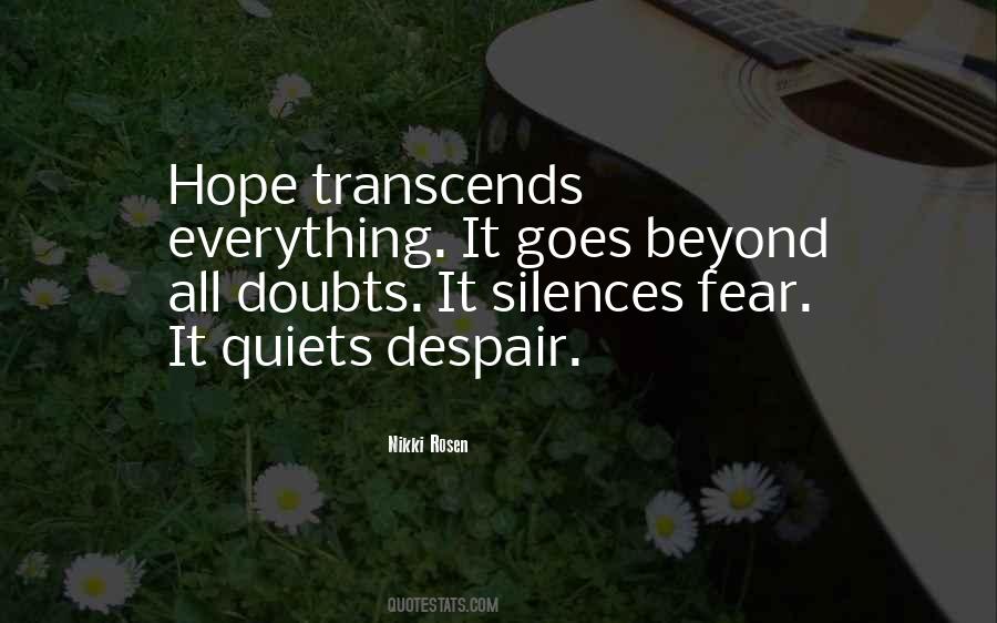 Silence Fears Quotes #861812
