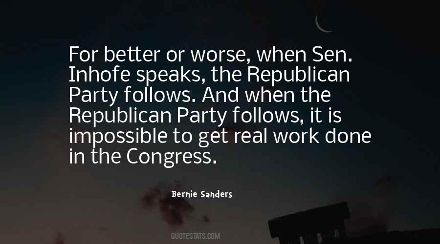 Sen Bernie Sanders Quotes #1777730