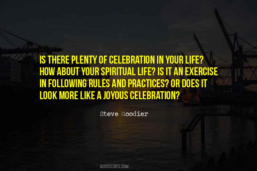 Celebrate His Life Quotes #233278