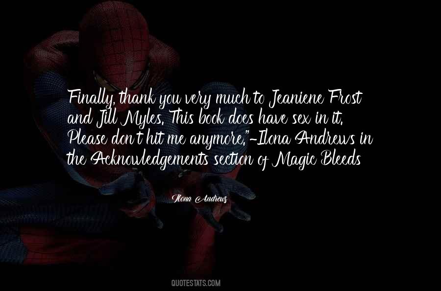 Acknowledgements In A Book Quotes #26555